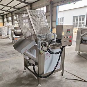 <span class=keywords><strong>Friteuse</strong></span> professionnelle à gaz et électrique <span class=keywords><strong>pour</strong></span> nuggets de poulet, chips de fruits et légumes, frites, avec alimentation automatique - Product Image 3