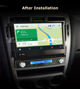 ES8588 Autoradio universel rétractable 7 pouces Single Din Android 16 Octa Core 4 Go 64 Go CarPlay sans fil Android Auto DSP 4G GPS - Product Image 4