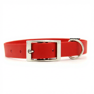 Collier de luxe personnalisé pour chien, imperméable, en sangle souple enduite de PVC, boucle en laiton massif, à libération rapide, confortable et rembourré - Product Image 3