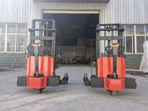 Apilador de batería de ácido de plomo de 1,5 toneladas a 2 toneladas para exteriores, montacargas, apilador de palés eléctrico para todo terreno, apilador todoterreno - Product Image 3