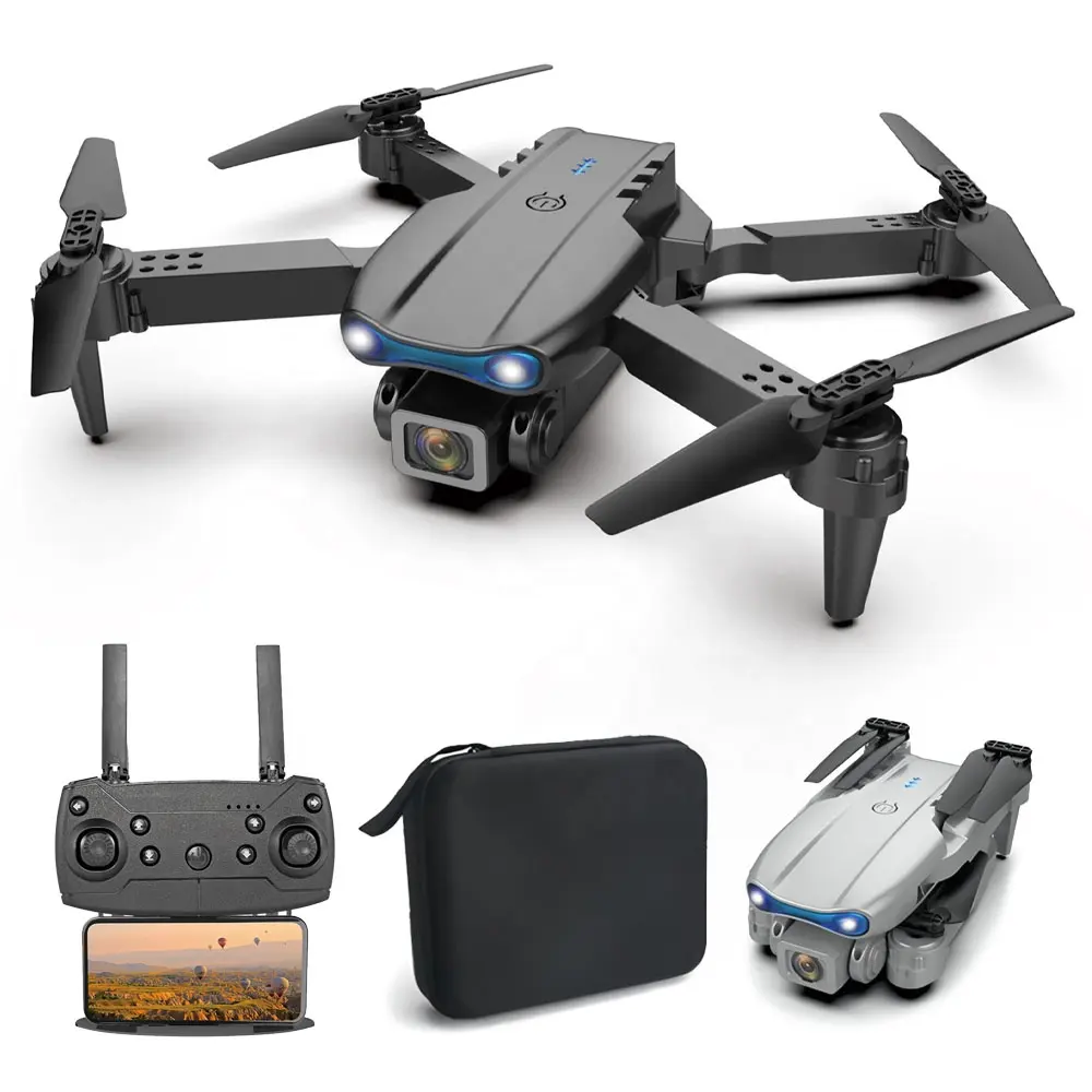 E99 K3 Drone 4k HD Camera mini WiFi Fpv Visual Positioning Dron Height Preservation Rc Quadcopter Drone 4k