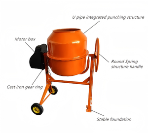 Miscelatori per Cemento ad Alta Coppia con Ingranaggio a Pignone, 175L Diesel, per Fondamenta e Massetti in Edilizia - Product Image 4