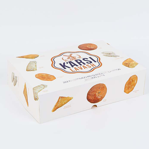 Cajas <span class=keywords><strong>de</strong></span> papel Kraft <span class=keywords><strong>de</strong></span> grado alimenticio impresas personalizadas Caja <span class=keywords><strong>de</strong></span> embalaje <span class=keywords><strong>de</strong></span> pastel biodegradable reciclada Café Panadería Donuts Takeout Delivery Fold - Product Image 1