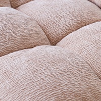 Fauteuil inclinable Zayshine en chenille crème, style nordique moderne, pour salon, chambre, appartement, canapé modulaire individuel, fauteuil paresseux