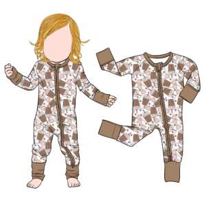 Qingli OEM Tariff Free Custom Print Baby Sleepsuit Día de San Patricio Bamboo Baby Romper Footie Pijamas - Product Image 6