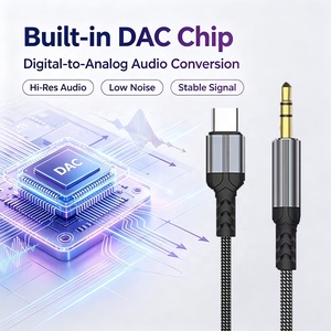 <span class=keywords><strong>สาย</strong></span> Aux ไนลอนยาว 3.3 ฟุต แบบ USB C Type C เป็น <span class=keywords><strong>3.5</strong></span> มม. สำหรับหูฟังในรถยนต์ ลำโพง สำหรับโทรศัพท์ 15/16 สำหรับ Galaxy S24/S23 <span class=keywords><strong>สาย</strong></span>ถักป้องกันสัญญาณรบกวน - Product Image 2