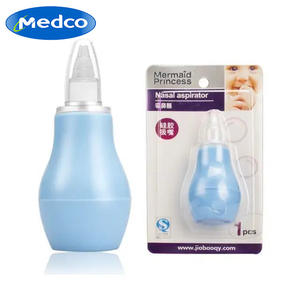 Aspirateur nasal manuel Medco pour bébé, type pompe, couleur bleue, pour le nettoyage du nez des nourrissons - Product Image 5