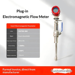 Medidor de Flujo Tipo Insertable Integrado, Tipo Dividido, para Tuberías de Gran Diámetro, Inteligente, para Aguas Residuales, con Alta Precisión de Medición - Product Image 5