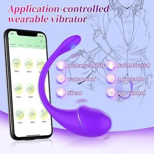 APP remote control <b>wearable</b> G-spot clitoral stimulation <b>vibrator</b> with 10 frequencies, female intimate massager wholesale. - Product Image 2