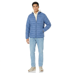Veste d'hiver légère et chaude pour homme, personnalisable avec logo, en toile, col montant, rembourrée en coton, séchage rapide, respirante - Product Image 1