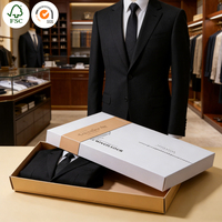 Carpeta Magnética Portátil Personalizada al por Mayor, Impermeable, de Cartón Corrugado, con Embalaje Impreso Personalizado para Venta Minorista de Ropa