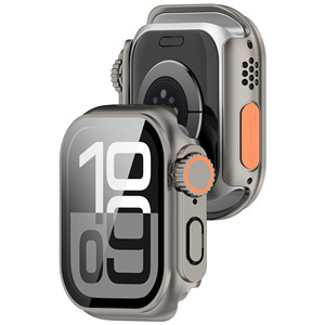Étui de protection avec protection d'écran en verre pour Apple Watch Series 7 8 9 10, modification de l'apparence, mise à niveau vers Ultra 49 mm, étui de protection - Product Image 3