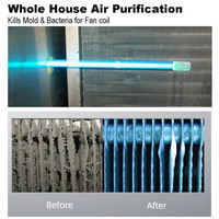 Purificateur d'air HVAC Ecohero 18W 254nm UVC pour toute la maison, lampe encastrée 110V, usage commercial, haute perméabilité