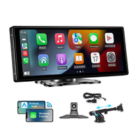 Pantalla Portátil CarPlay de 10.26 Pulgadas, Reproductor MP5 para Auto, Navegación Táctil, Cámara de Reversa, Reproductor Bluetooth para Auto