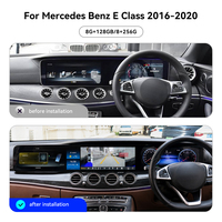 Autoradio Android 38 pouces à trois écrans avec Carplay pour Mercedes-Benz Classe E W213 2016-2020, GPS, Navigation, Lecteur Multimédia