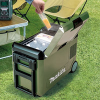 Réfrigérateur-congélateur portable Makita alimenté par batterie lithium-ion pour voiture et camping en extérieur, fonctionnement chaud/froid, mini-réfrigérateur