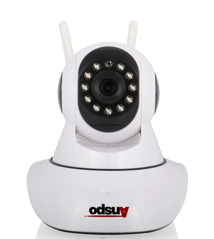 Anspo 1080P cctv اللاسلكية كاميرا متحركة V380 المحمول عن بعد 1080P نظام إنذار للرؤية الليلية الصوت مراقبة الطفل كاميرا مراقبة