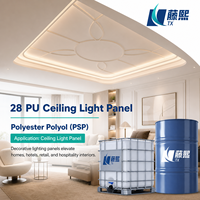 Polyol polyester, valeur OH 54-59 mgKOH/g, fût de 220 kg pour la production de rosettes de plafond en polyuréthane léger