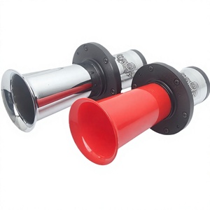Bocina de aire retro para coche, 12V, de un solo tubo, con efecto de sonido extraño. - Product Image 5