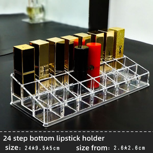 Trong Suốt 24-Thanh Son Môi Hiển Thị Hộp <span class=keywords><strong>Acrylic</strong></span> Máy Tính Để Bàn Mẫu Lưu Trữ Và Mỹ Phẩm Hộp Đồ Trang Sức - Product Image 6