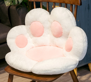 <span class=keywords><strong>Coussin</strong></span> en peluche unisexe brodé patte de <span class=keywords><strong>chat</strong></span> Kawaii avec rembourrage en coton PP, oreiller anti-stress <span class=keywords><strong>pour</strong></span> chaise ou siège - Product Image 2