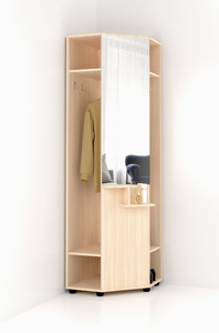 Precio de suministro directo de fábrica <span class=keywords><strong>Perchero</strong></span> de pasillo con <span class=keywords><strong>espejo</strong></span> Diseño único Esquina de armario Opción multifuncional - Product Image 6