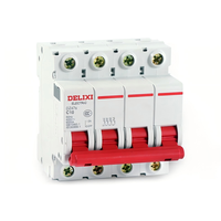 Protection par interrupteur différentiel 1P 6kA, capacité de coupure 220V/380V, tension nominale 63A, courant de fonctionnement DZ47S