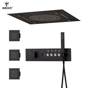 Système de douche encastré en acier inoxydable pour la maison, ensemble complet de pommes de douche de salle de bain, quincaillerie de bain haut de gamme - Product Image 3