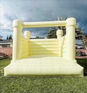 Castillo Inflable Blanco y Rosa para Fiestas de Bodas Yingkun, Casa de Brinco, Tobogán Inflable Comercial de PVC, Garantía de 3 Años - Product Image 6