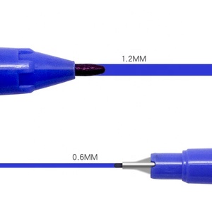 Commercio all'ingrosso SM192 Twin Head pennarello permanente a base di olio doppio punto Art penna per carta con 0.6-1.2mm larghezza di scrittura - Product Image 6
