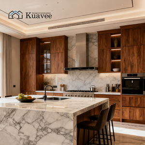 Armário Personalizado em Madeira Lacada Ecológica Kuavee, Armário de Armazenamento Multifuncional para Cozinhas Comerciais - Product Image 1