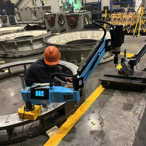 เครื่องต๊าปเกลียวไฟฟ้าแบบเซอร์โว M6-M36 ได้รับการรับรองมาตรฐาน CE พร้อมหน้าจอสัมผัสและแขนปรับได้ - Product Image 2