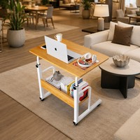 Bureau d'ordinateur moderne et simple, table d'étude pour étudiants, poste de travail pour la maison, le bureau, la chambre, le dortoir, l'école, espace d'apprentissage