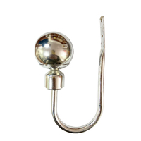Support fixe pour rideau en fer courbé en U, durable, de qualité supérieure, style classique et moderne, pour décoration intérieure de luxe, vente chaude aux États-Unis, OEM, vente en gros