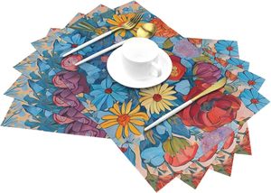 Custom Printed Logo Luxury Waterproof Eco-Friendly American Style MDF Cork <b>Board</b> Placemats Set Color Printing Wooden Decoration - Product Image 6