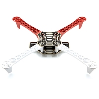 Bras de châssis Multicoptère Quadricoptère F450 F550 Rouge+Noir pour châssis de drone, pièce Flamewheel, axe principal