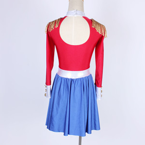 Uniforme de actuación azul marino para niña, vestido de actuación azul real, fiesta de Halloween, vestido elegante, Ropa de baile para fiesta - Product Image 4