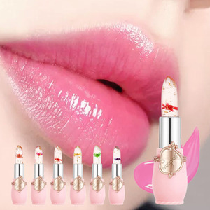 Flower Nude Matte Lipstick Transparent Lip Balm Discolor Lip Stick <strong>Rossetto</strong> Opaco Nudo Waterproof Jelly Crystal Lipstick - Product Image 1
