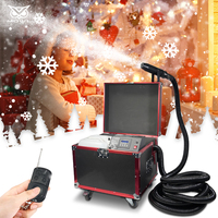 Machine à flocons de neige silencieuse 3000W avec contrôle DMX et manuel, en valise de transport, pour événements, fêtes et scènes