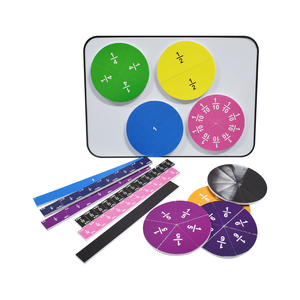 Kit Innovador de Aprendizaje de Fracciones, Juego de Tablero Magnético para Dominar las Fracciones, Juguete Educativo Completo para el Desarrollo Matemático de los Niños - Product Image 3