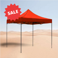 Promotion : Tente pliante pop-up portable 3x3 en tissu Oxford imperméable pour événements, auvent d'extérieur