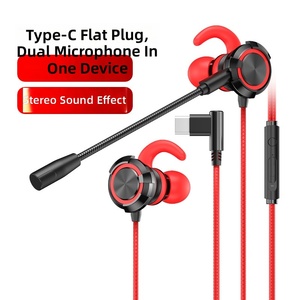 <span class=keywords><strong>Écouteurs</strong></span> filaires gaming intra-auriculaires Type-C avec transducteurs dynamiques, compatibles téléphones, pour l'écoute E-Sports et la localisation sonore, casque de jeu - Product Image 6