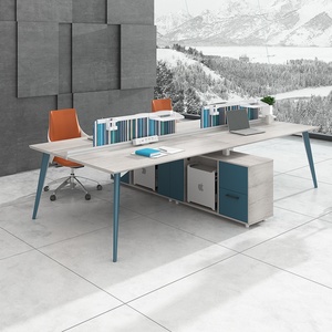 Poste de travail de bureau modulaire avec cloison, mobilier de bureau en cellules, bureau de poste de travail - Product Image 1