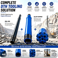Marteau DTH Série SD – Modèles Complets en Stock – Approvisionnement en Gros – Acier Allié Haute Résistance – Certifié ISO9001 – Pour Forage de Puits Miniers et de Roches