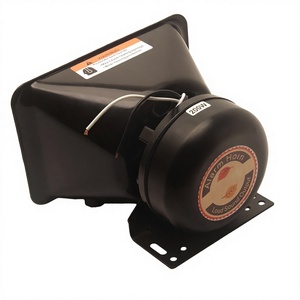 Haut-parleur de klaxon d'alarme de voiture 200W 12V, haute fréquence, bouche carrée, sortie sonore puissante, universel pour avertissement de véhicule - Product Image 1