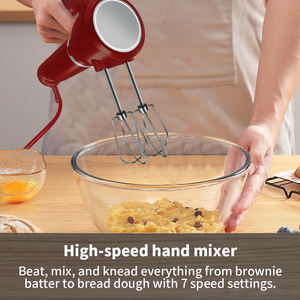Mixeur à main portable <span class=keywords><strong>3</strong></span>-en-1 puissant 600W en acier inoxydable, 12 vitesses, fouet, bol, mélange plus rapide et plus fin, mixeur à main multi-rapide - Product Image 5