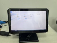 Sistema POS táctil todo en uno 15,6 pulgadas Windows 10 Intel I3/i5/i7/i9 8GB RAM 256GB SSD Impresora térmica para venta al por menor