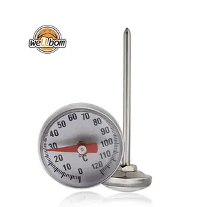Safe Stainless Steel Sensor Cooking Milk Food Coffee Thermometer with Large Dial Fast Reading