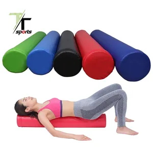 TTSPORTS Fitness Single Yoga Foam Roller Pu Leather,Body Shaping Muscle Relaxation