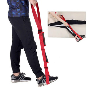 Dispositivo de Asistencia para Levantar Piernas Hemipléjicas, Rojo, con Correas Ajustables, para Entrenamiento de Rehabilitación y Apoyo a la Movilidad - Product Image 1
